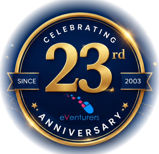 Celebrating 23rd Anniversary, Since 2003, eVenturers